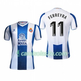 Camisolas de Futebol RCD Espanyol Facundo Ferreyra 11 Equipamento Principal 2019/20 Manga Curta
